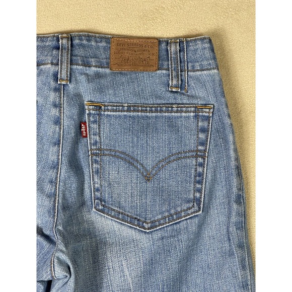 Levis XX Jeans Womens 28XM Blue Red Tab Straight Low Rise Casual Workwear Adult - Picture 10 of 12